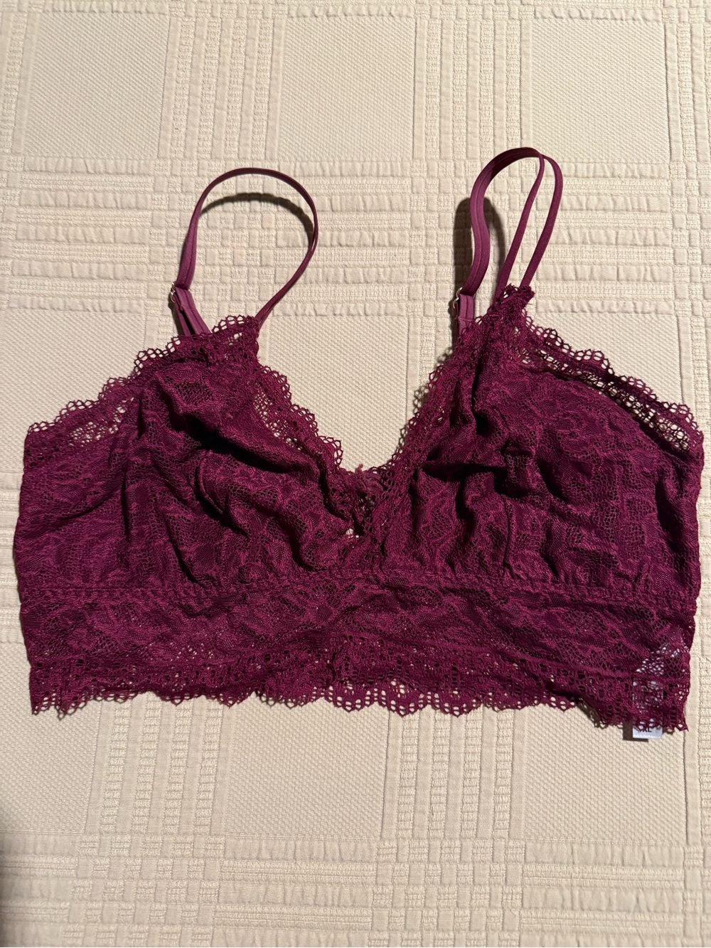 Soma Embraceable Lace Wireless Bralette Size XL NWOT